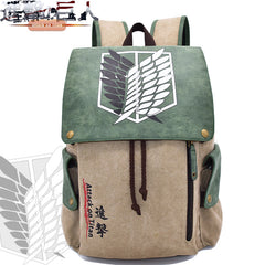 Popular Anime Canvas Backpack