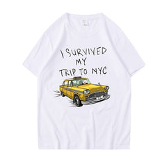Unisex I Survived My Trip To NYC Graphic Tom Casual T-shirt