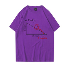 Unisex Tom Find X Formula Cotton T-shirt