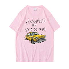 Unisex I Survived My Trip To NYC Graphic Tom Casual T-shirt