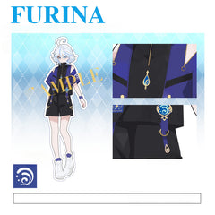 Furina Cosplay Short Sleeve T-shirt Shorts