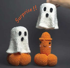 Surprise Halloweenie Ghost