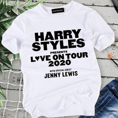 Women's Letter Short-sleeved White T-shirt