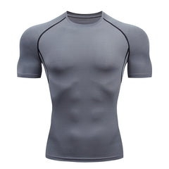 Men's Running Fitness Sportswear Short Sleeve Shirt