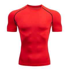 Men's Running Fitness Sportswear Short Sleeve Shirt