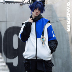 Unisex Relaxed Fit Wanderer Cosplay Coat Pants Costume