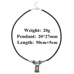 Classic Anime Black Rope Necklace