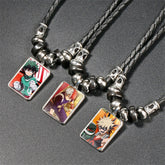 Classic Anime Black Rope Necklace