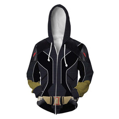 Trendy Black Widow 3D Printed Sports Cosplay Hoodie
