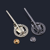 King's Hand Brooch Pin