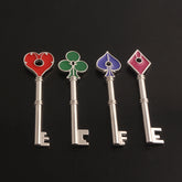 Game Poker Silver Key Set Pendant