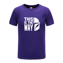 Trendy This Is The Way Men's Slim Fit T-shirt