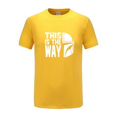 Trendy This Is The Way Men's Slim Fit T-shirt