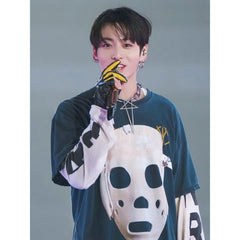Jung Kook Same Style Trendy Short-sleeved T-shirt