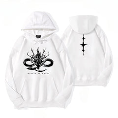 Game Logo Printed Pullover Hoodie