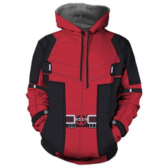 Unisex Deadpool Digital Print Casual Hoodie