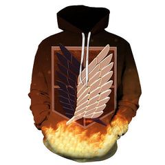 Unisex Anime Digital Print Cosplay Hoodie
