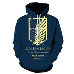 Unisex Anime Digital Print Cosplay Hoodie