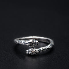 Retro Punk Snake Ring