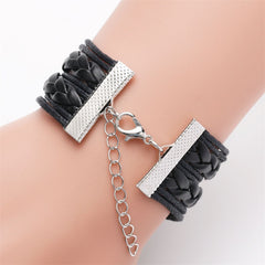 FRIENDS Theme Woven Multi-layer Bracelet