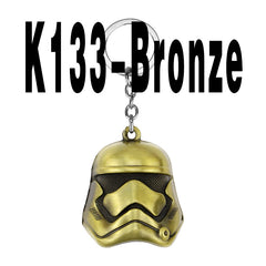 Trendy Comic Helmet Keychain Pendant
