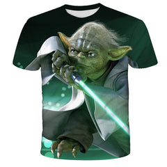 Unisex Comic 3D Print Loose T-shirt