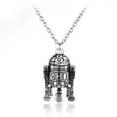 Trendy Comic Robot Pendant Necklace