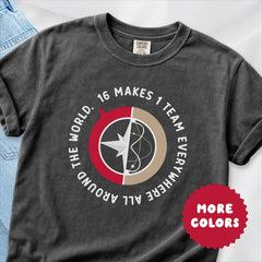 SKZ 16 Makes 1 Team All Around The World T-Shirt