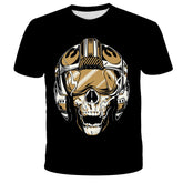 Unisex Comic 3D Print Loose T-shirt