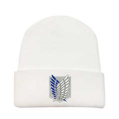 Versatile Anime Print Elastic Knitted Hat