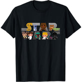 SW Logo Kawaii Multi-Character T-Shirt