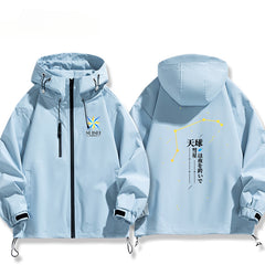 Trendy Game Printed Zipper Outdoor Jacket