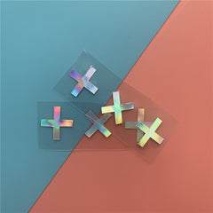TXT Laser Holographic Sticker