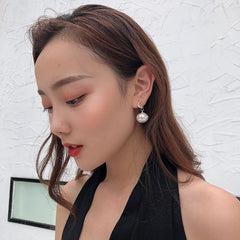 Star and Moon Pearl Earring