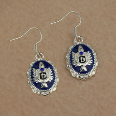 Trendy TVD Logo Earrings