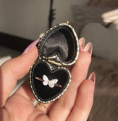 Dainty Butterfly Ring