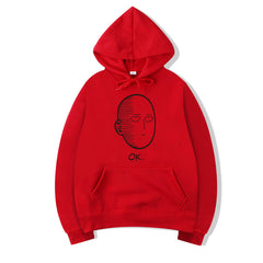Unisex Saitama Cosplay Pullover Hoodie