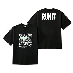 SKZ RUN IT TOUR Printed T-shirt
