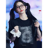 Karina NingNing Same Graphic Short-sleeved T-shirt