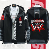 Trendy Game Graphic Print Hooded Jacket