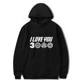 Unisex I Love You 3000 Printed Relaxed Hoodie