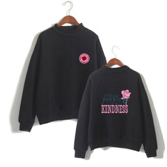 Cute Letter Crew Neck Sweatshirt