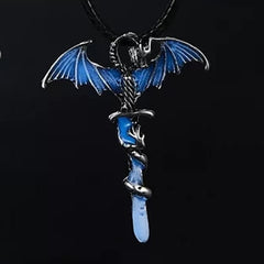 Trendy Sword Dragon Luminous Necklace