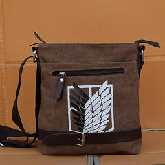 Anime Canvas Crossbody Shoulder Bag