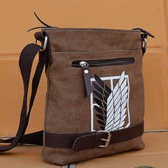 Anime Canvas Crossbody Shoulder Bag