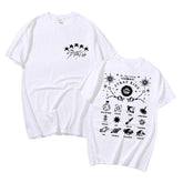 Unisex Kpop MAXIDENT Print Short-sleeved T-shirt
