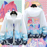 Casual Anime Zipper Sunscreen Thin Jacket