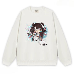 Casual Cute Game Crew Neck Sweatshirt