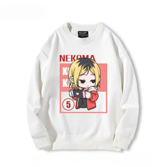 Casual Anime Hinata Graphic Print Sweatshirt