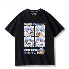 Game Anime Printed Short-sleeved T-shirt